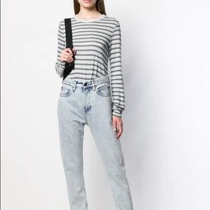 Alexander Wang linen stripe top